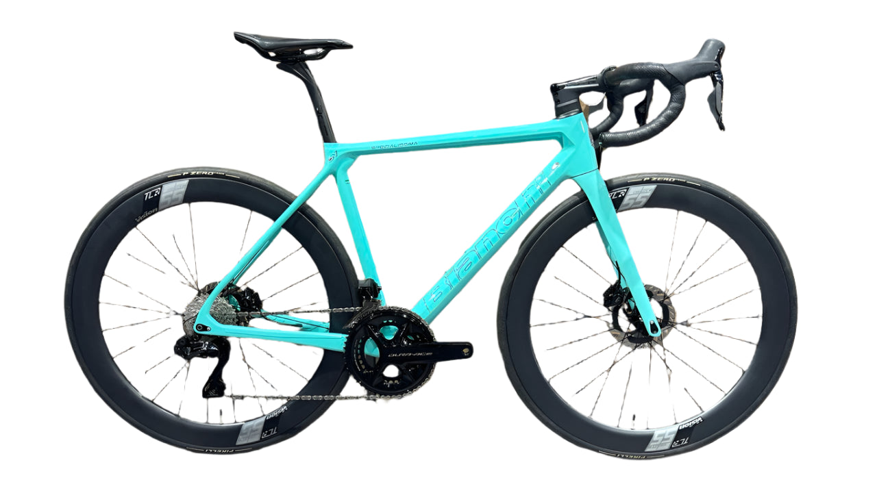 Bianchi Specialissima 2023 - Shimano Dura-Ace Di2 2x12sp - Vision SC 55
