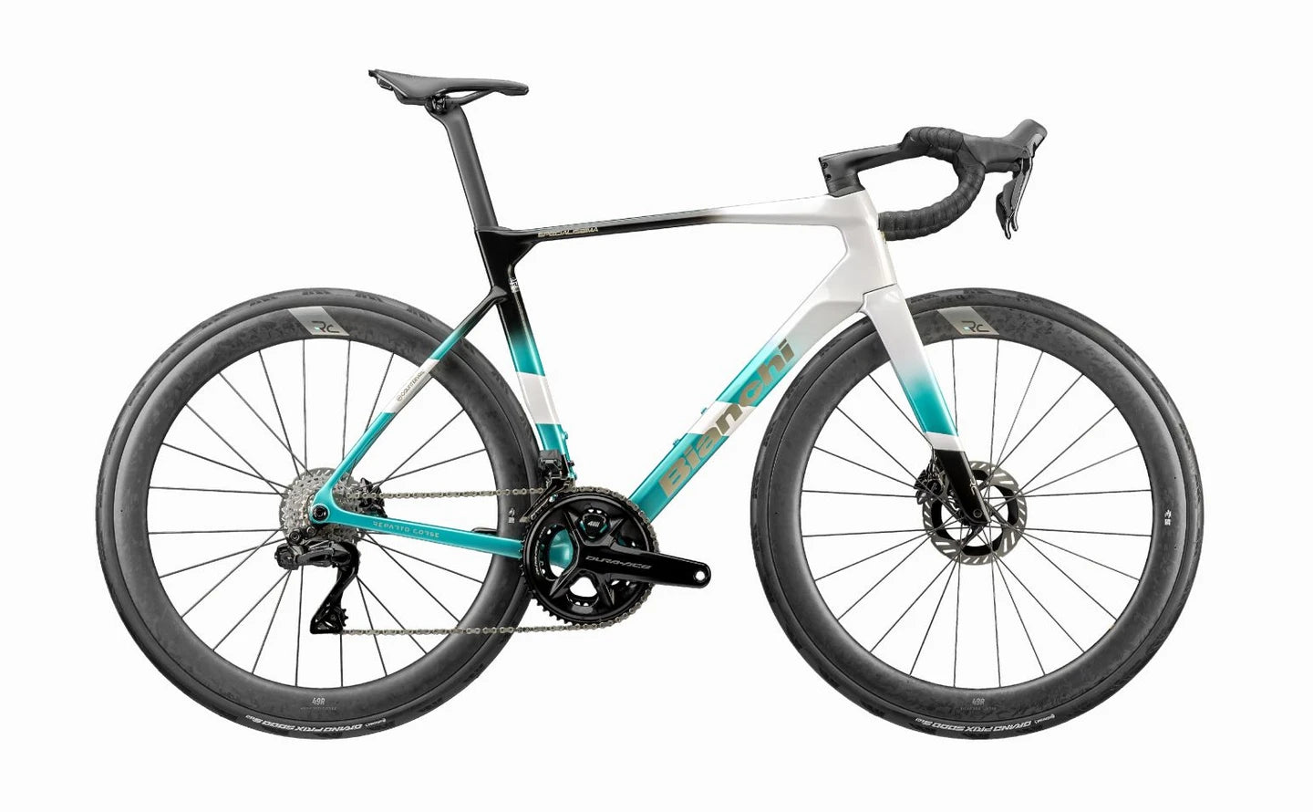Bianchi Specialissima 2027 - Shimano Dura-Ace Di2 2x12p - Bianchi RC 49R