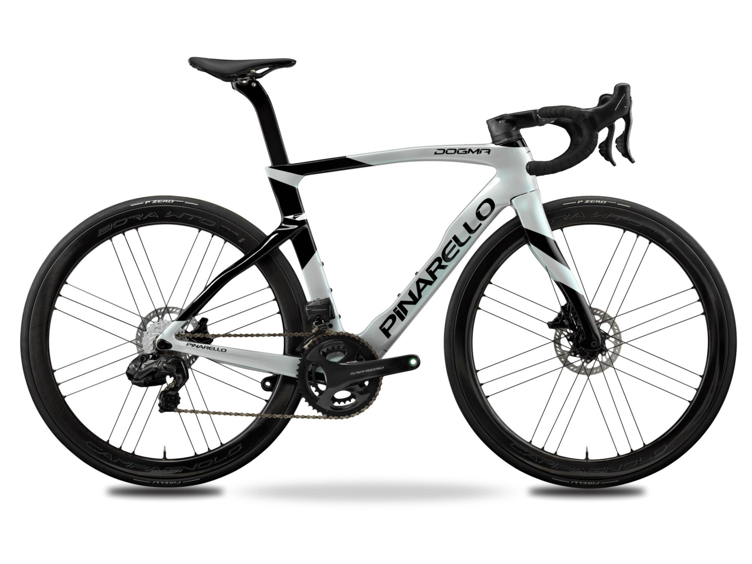 Pinarello Dogma F 2023 - Campagnolo Super Record WRL 2x12sp - Campagnolo Bora WTO