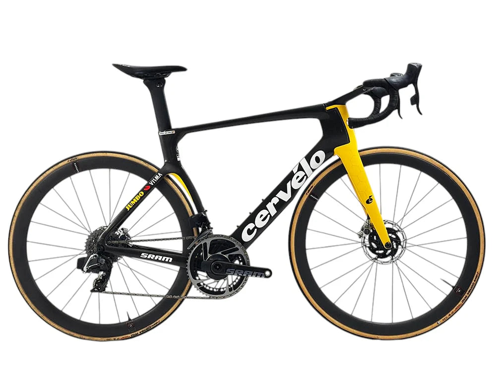 Cervélo S5 2023 Team Visma-Lease a Bike W. Van Aert taglia 56 Sram Red eTap AXS 2x12sp
