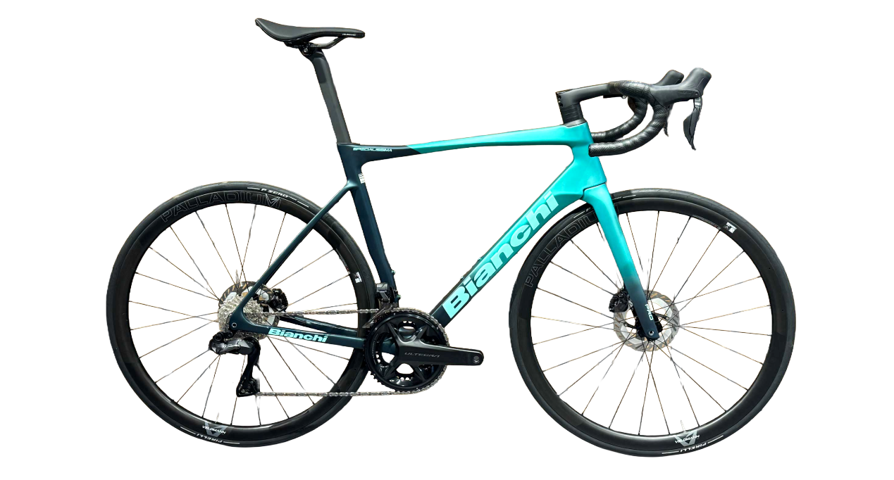 Bianchi Specialissima Pro 2025 - Shimano Ultegra Di2 - Velomann Palladium