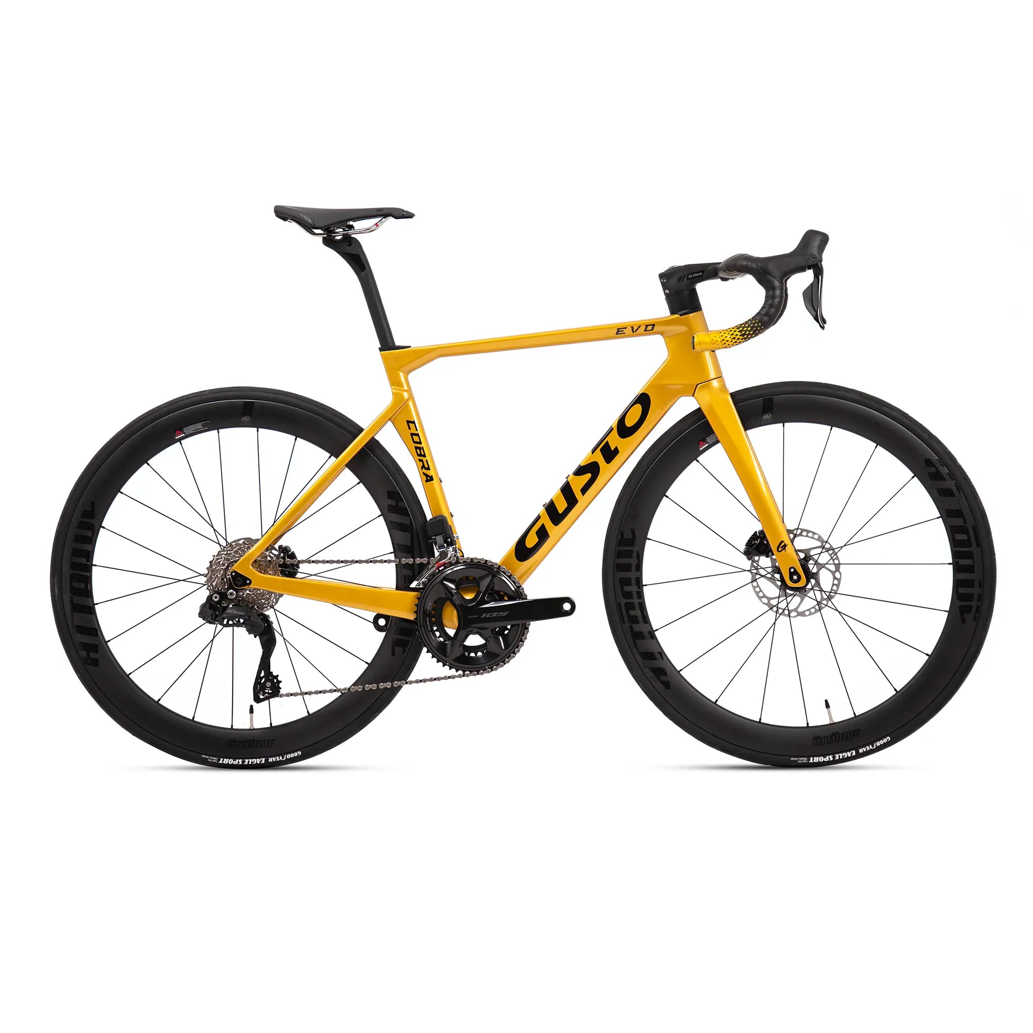 Gusto Cobra EVO DB Sport TL - Shimano 105 Di2 - ATTAQUE carbon clincher