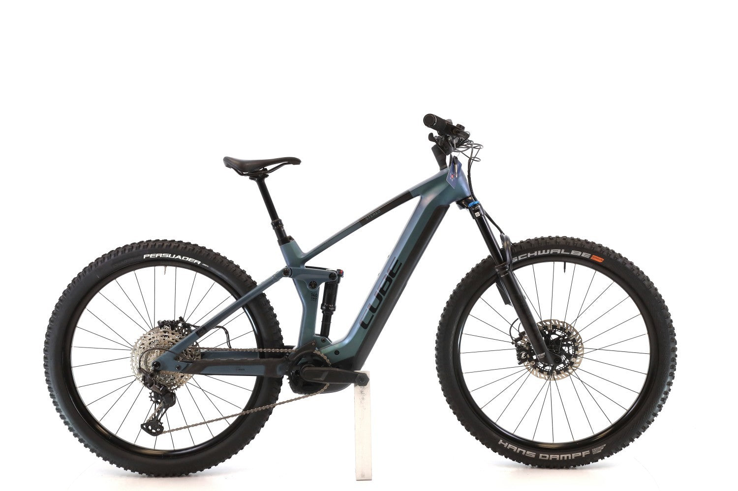 CUBE STEREO HYBRID 120, 750 2023 - Shimano XT - Newmen Performance 30, 28/28 Spokes, 15x110mm/12x148mm, Tubeless Ready