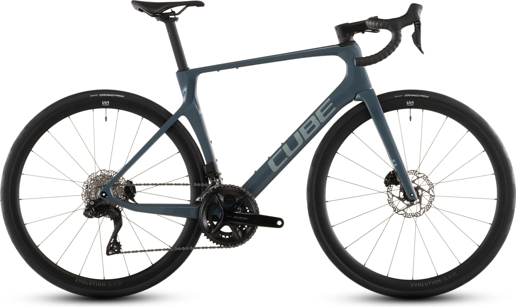 Cube Agree C:62 ONE 2026 - Shimano 105 Di2 2x12sp - Newmen Evolution SL R.35