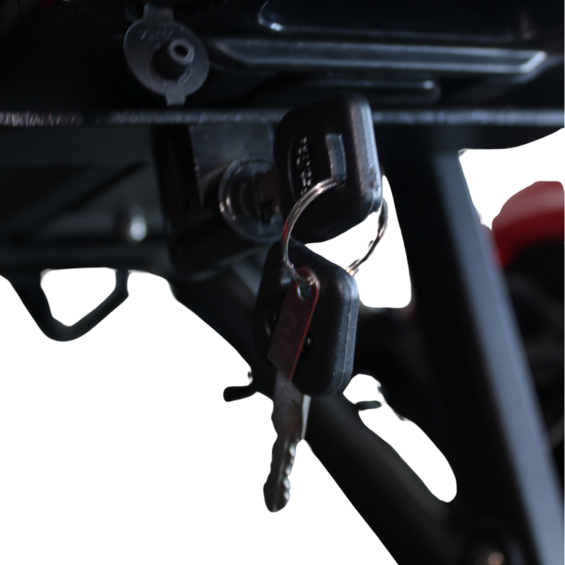 Clés + serrure de batterie pour tricycle S2