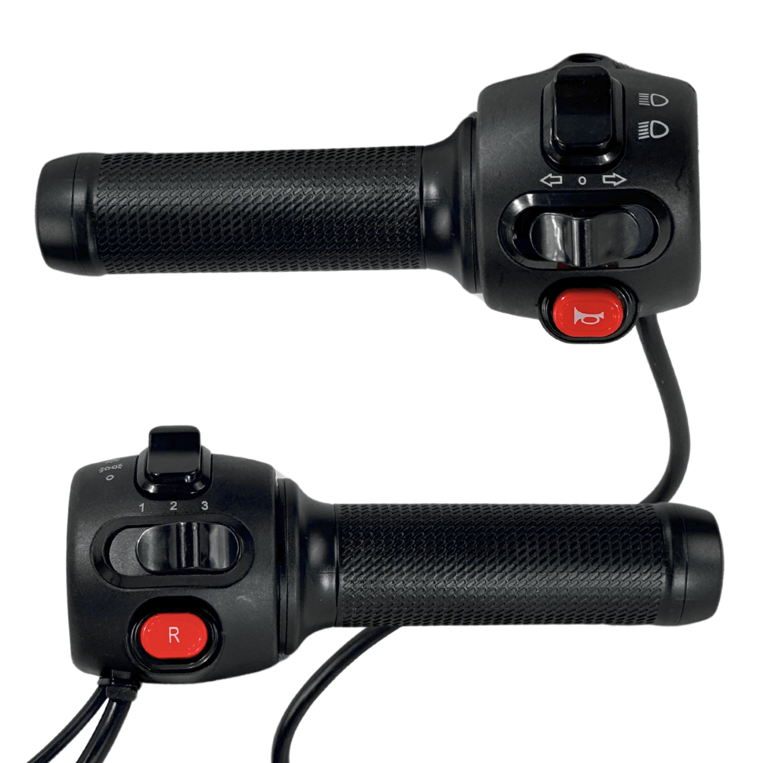 Ensemble poignées gauche et droite d’origine pour Citycoco 3 roues CP-3.0, CP-7.0, HM-3 et HM-7
